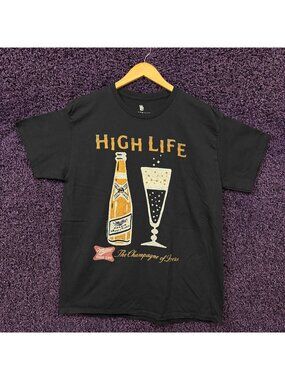 Miller High Life The Champagne of Beers Throwback T-Shirt M